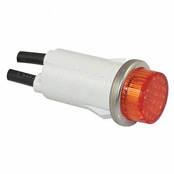 GRAINGER APPROVED Raised Indicator Light Amber 120V, 20C850