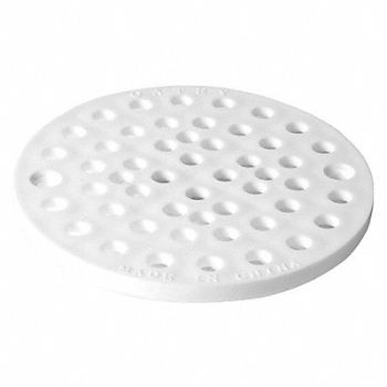 OATEY Floor Drain Grate 6-3/4 in White, 20CM28