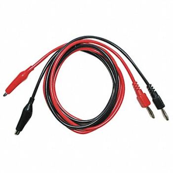 B K PRECISION Hook Clip Test Leads Red/Black Silicone, 20FP83