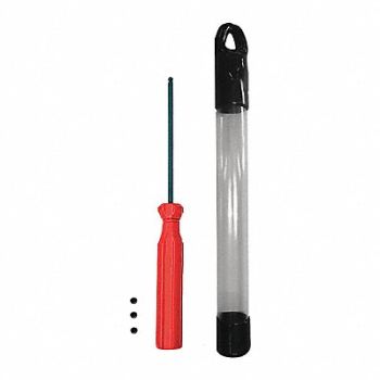 EAGLE TOOL US Hex Driver Set Tip Size 1/8, 20FR19
