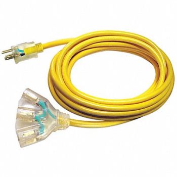 GRAINGER APPROVED Ltd Ext Crd 50ft 14Ga 15A SJTW Yel, 20FR83