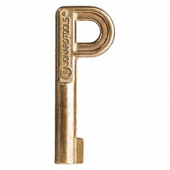 JONARD TOOLS P Key For Self Lock Pedestal Lock Brass, 20FV30