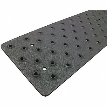 HANDI RAMP Stair Tread Cover Blk 48in W Aluminum, 20G092