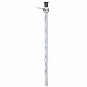 DORAN Mechanical Height Rod White Aluminum, 20GV91