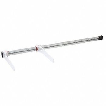 DORAN Infant Table Height Rod Silver Aluminum, 20GV92