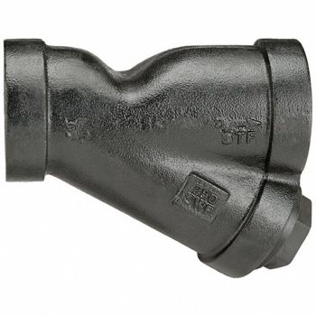 GRAINGER APPROVED Y Strainer 5 7/8 H 0.062 Perf Cast Iron, 20H629