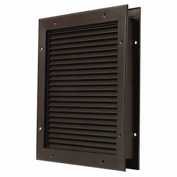 NATIONAL GUARD Louver No Vision Dk Bronze 24x24, 20J937