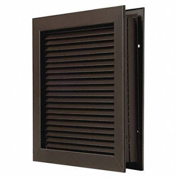 NATIONAL GUARD Louver Dk Bronze 24x24, 20J947