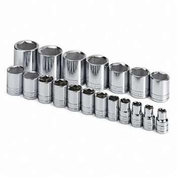 SK PROFESSIONAL TOOLS Skt St Chrm 1/4-5/8 in 12Pt, 20J995