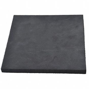 GRAINGER APPROVED Polyethylene Sheet L 4 ft Black, 20JL55