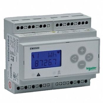 SCHNEIDER ELECTRIC Power Meter LCD 90/600VAC/DC, 20JM99