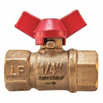 WINTERS Mini Ball Valve 1/4 in NPT T-Handle, 20JN51