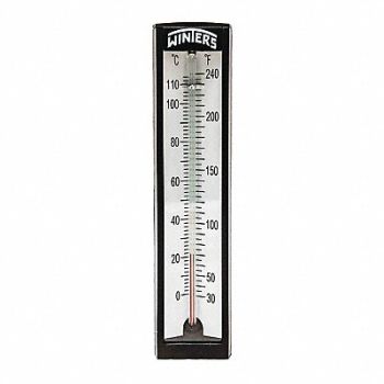 WINTERS Thermometer Analog 30to240 F 1/2 NPT, 20JN64