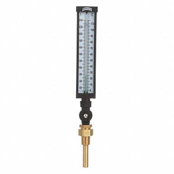 WINTERS Thermometer Analog 30-240 deg 3/4in NPT, 20JN70