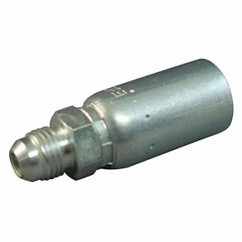 EATON WEATHERHEAD Crimp Fitting 1/4 I.D. 7/16 M JIC, 20JU21