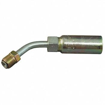 EATON WEATHERHEAD Crimp Fitting 45 Deg 1/2 ID 3/4 M, 20JV54