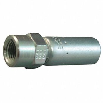 KURT Crimp Fitting Straight 1/4 ID FNPT, 55RR31