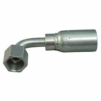 KURT Crimp Fitting 90 Degrees Elbow 1/2 ID, 55RT62