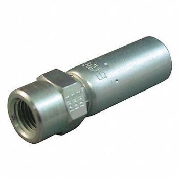 KURT Crimp Fitting Straight 1/4 ID, 55RR39