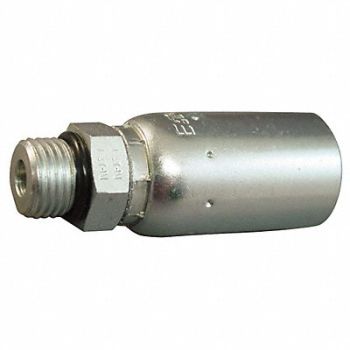 KURT Crimp Fitting Straight 1/4 ID ORB, 55RR43
