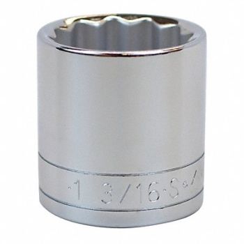 SK PROFESSIONAL TOOLS Socket Steel Chrome 1 3/16 in, 20K049