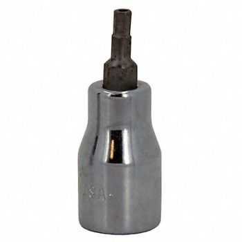 SK PROFESSIONAL TOOLS Socket Bit Steel 1/2 in TpSz T60, 20K337