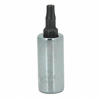 SK PROFESSIONAL TOOLS Socket Bit Steel 1/4 in TpSz T25, 20K344