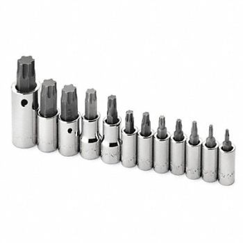 SK PROFESSIONAL TOOLS Skt Bt St Stl StSz 1/4 in DrSz 1/4 in, 20K348