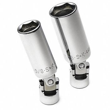 SK PROFESSIONAL TOOLS Sprk Plg Skt St 13/16 in to 5/8 in Steel, 20K399