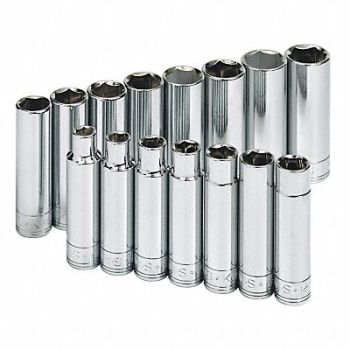 SK PROFESSIONAL TOOLS Skt St Chrm 1 3/8-1 in 12Pt, 20K409