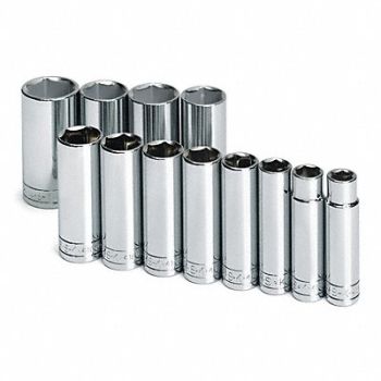 SK PROFESSIONAL TOOLS Skt St Chrm 1/4-5/8 in 12Pt, 20K411