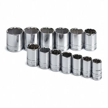 SK PROFESSIONAL TOOLS Skt St Chrm 4 to 32 12Pt, 20K414