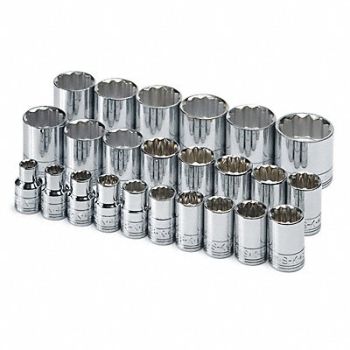 SK PROFESSIONAL TOOLS Skt St Chrm 3/8-15/16 in 6Pt, 20K416