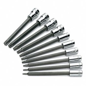 SK PROFESSIONAL TOOLS Skt Bt St Stl StSz 1/4 in DrSz 1/4 in, 20K423