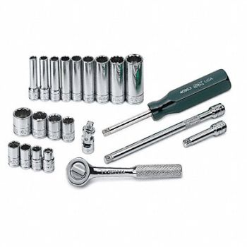 SK PROFESSIONAL TOOLS Skt Wrch St Chrm 12Pt 1/4 - 9/16 in, 20K424