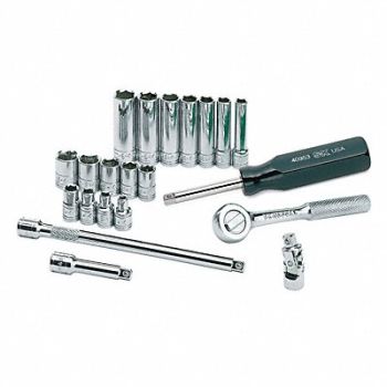 SK PROFESSIONAL TOOLS Skt Wrch St Chrm 6Pt 4 - 12 mm, 20K426