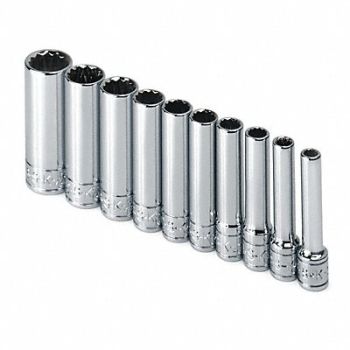 SK PROFESSIONAL TOOLS Skt St Chrm E4 to E10 Torx, 20K427