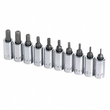 SK PROFESSIONAL TOOLS Skt Bt St Stl StSz 1/4 in DrSz 1/4 in, 20K436