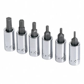 SK PROFESSIONAL TOOLS Skt Bt St Stl StSz 1/4 in DrSz 1/4 in, 20K437