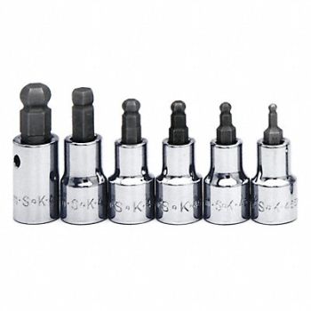SK PROFESSIONAL TOOLS Skt Bt St Stl StSz 3/8 in DrSz 3/8 in, 20K447