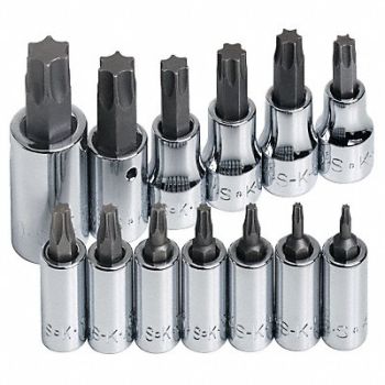 SK PROFESSIONAL TOOLS Skt Bt St Stl StSz 1/4 in DrSz 1/4 in, 20K488