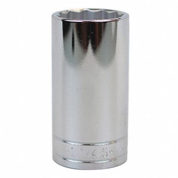 SK PROFESSIONAL TOOLS Socket Steel Chrome 1 1/4 in, 20K493