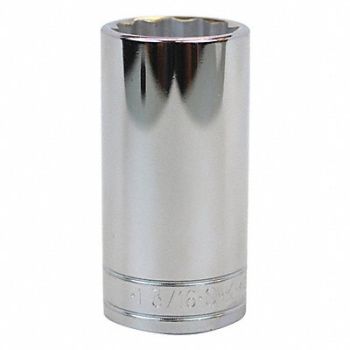 SK PROFESSIONAL TOOLS Socket Steel Chrome 1 3/16 in, 20K495