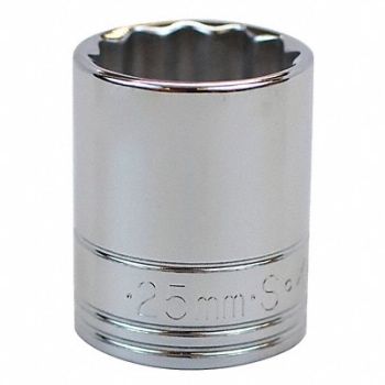 SK PROFESSIONAL TOOLS Socket Steel Chrome 25 mm, 20K545