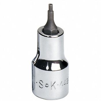 SK PROFESSIONAL TOOLS Socket Bit Steel 3/8 in TpSz 5/64 in, 20K753