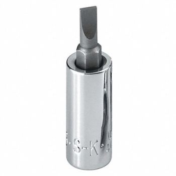 SK PROFESSIONAL TOOLS Socket Bit Steel 3/8 in TpSz #4, 20K780