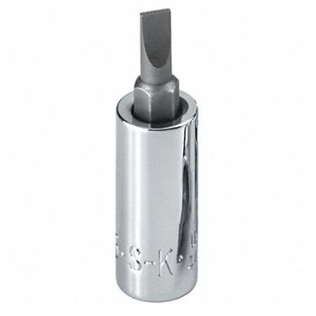 SK PROFESSIONAL TOOLS Socket Bit Steel 1/4 in TpSz 5/16 in, 20K785