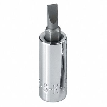 SK PROFESSIONAL TOOLS Socket Bit Steel 1/4 in TpSz 9/32 in, 20K786