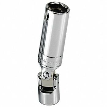 SK PROFESSIONAL TOOLS Flex Spark Plug Socket 1 in Steel, 20K796