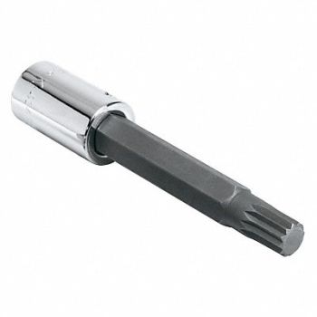 SK PROFESSIONAL TOOLS Socket Bit Steel 3/8 in TpSz 8 mm, 20K821